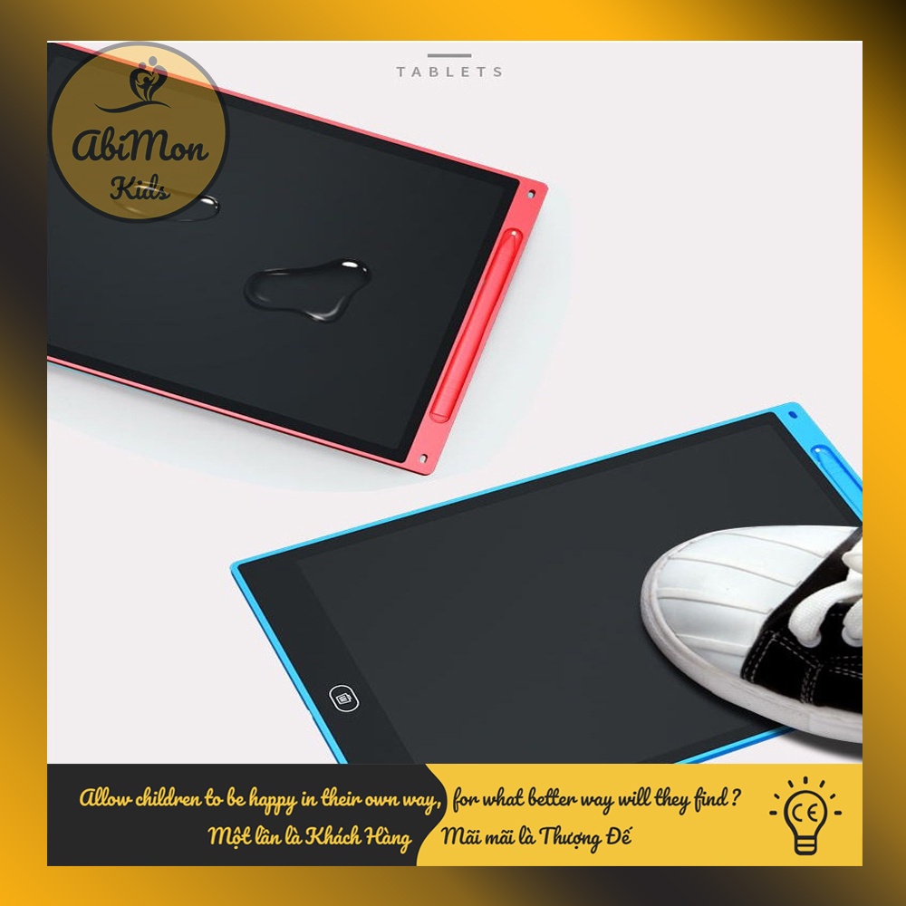 Bảng Viết LCD Tự Xóa Thông Minh Cho Bé (đơn sắc, đa sắc - 8.5 inch) ☘️ Đồ chơi Giáo Dục - An toàn - Thông minh