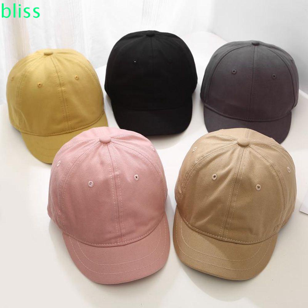 Mũ Bóng Chày Cotton Vành Ngắn Phong Cách Hip Hop Hàn Quốc Cho Nữ