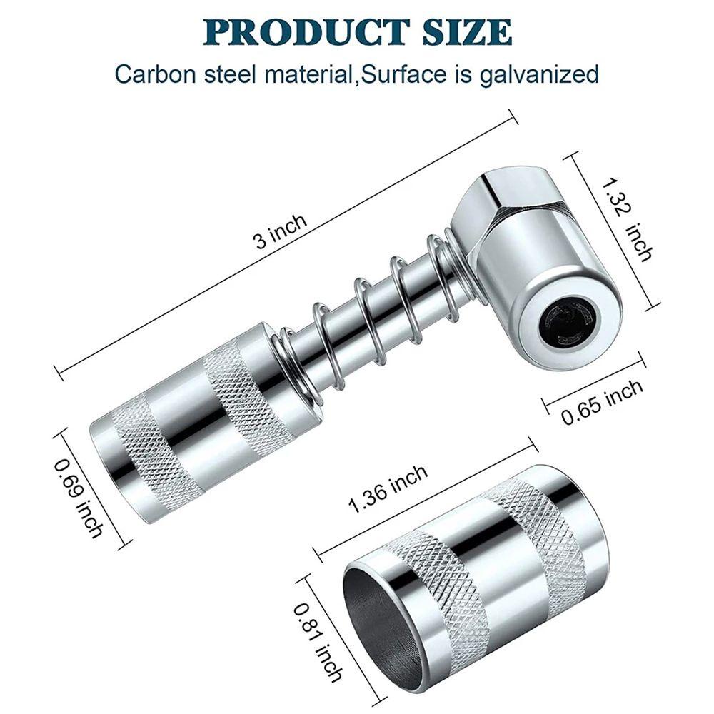 Kẹp Nối Ống Mỡ 90 Độ 1 / 8NPT Cho Xe Hơi Xe Tải