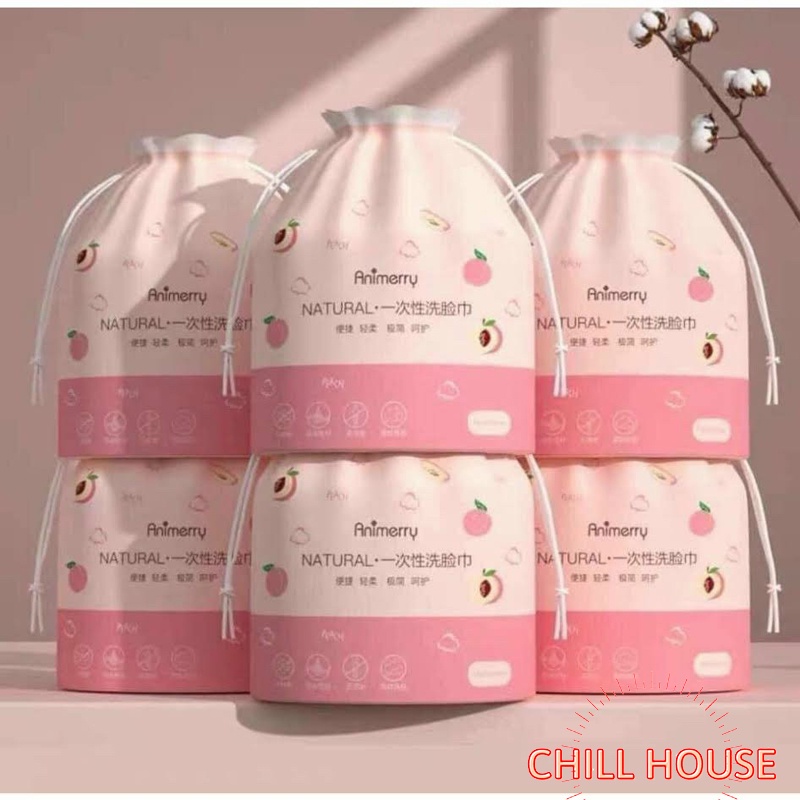 Túi khăn mặt khô dùng 1 lần đa năng cuộn 40 khăn CHILL HOUSE