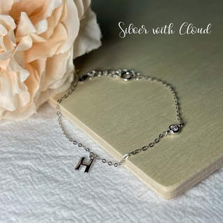 Vòng tay chữ h bạc 925