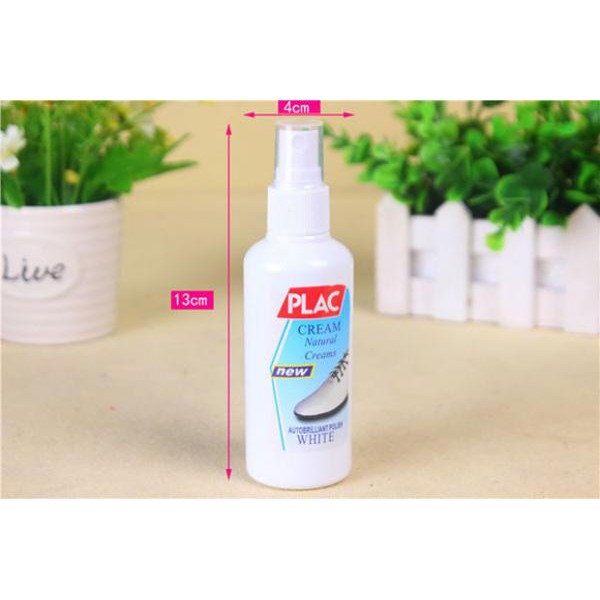 Chai xịt giày PLAC 100ml tẩy trắng giày túi xách chất liệu da trong 1 phút