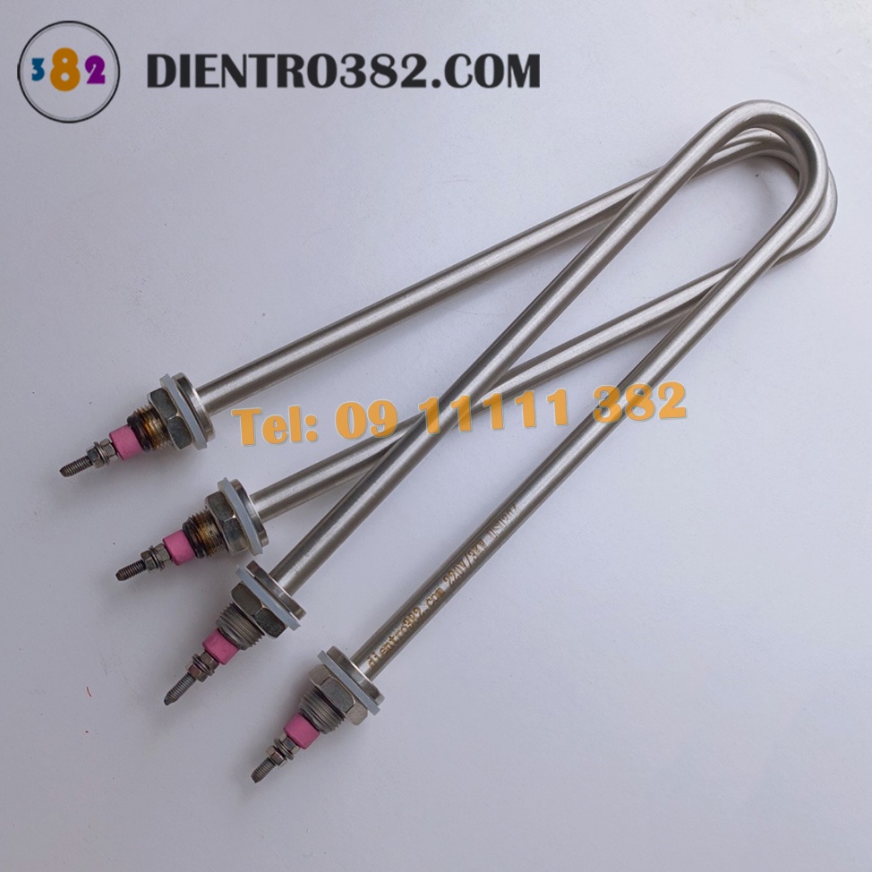 Thanh nhiệt chữ U công suất 3kw, 4kw, 5kw, 6kw....cho nồi phở, nồi tráng bánh, náu nước sôi....