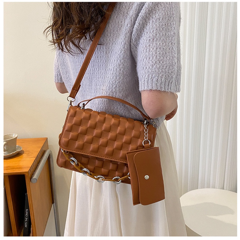 Túi Đeo Chéo Dáng Vuông Nhỏ Đơn Giản Phong Cách Hàn Quốc NB00239
