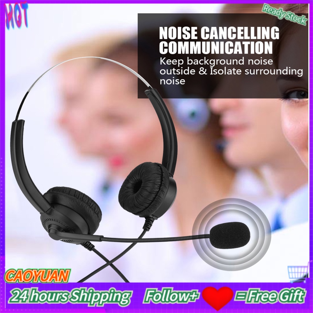 Bộ tai nghe chuyên dụng micro xoay 360 độ cho Call Center