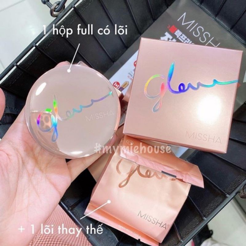Phấn nước Missha cushion Glow tension