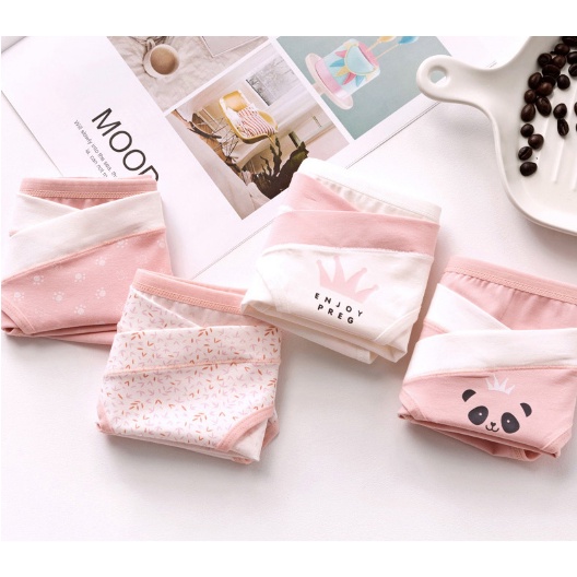 Quần lót bầu cạp chéo cotton siêu đáng yêu (lẻ 1 chiếc)