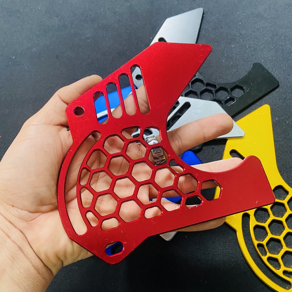 NẮP CHE NHÔNG XE MÁY, CHE NHÔNG NHÔM CNC NGUYÊN KHỐI GẮN XE EXCITER 155 MẪU MÃ ĐỘC ĐÁO