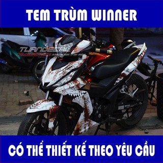  Tem Trùm Winner rỉ sét - Có thể thiết kế theo yêu cầu riêng của từng khách hàng - Ship hàng toàn quốc