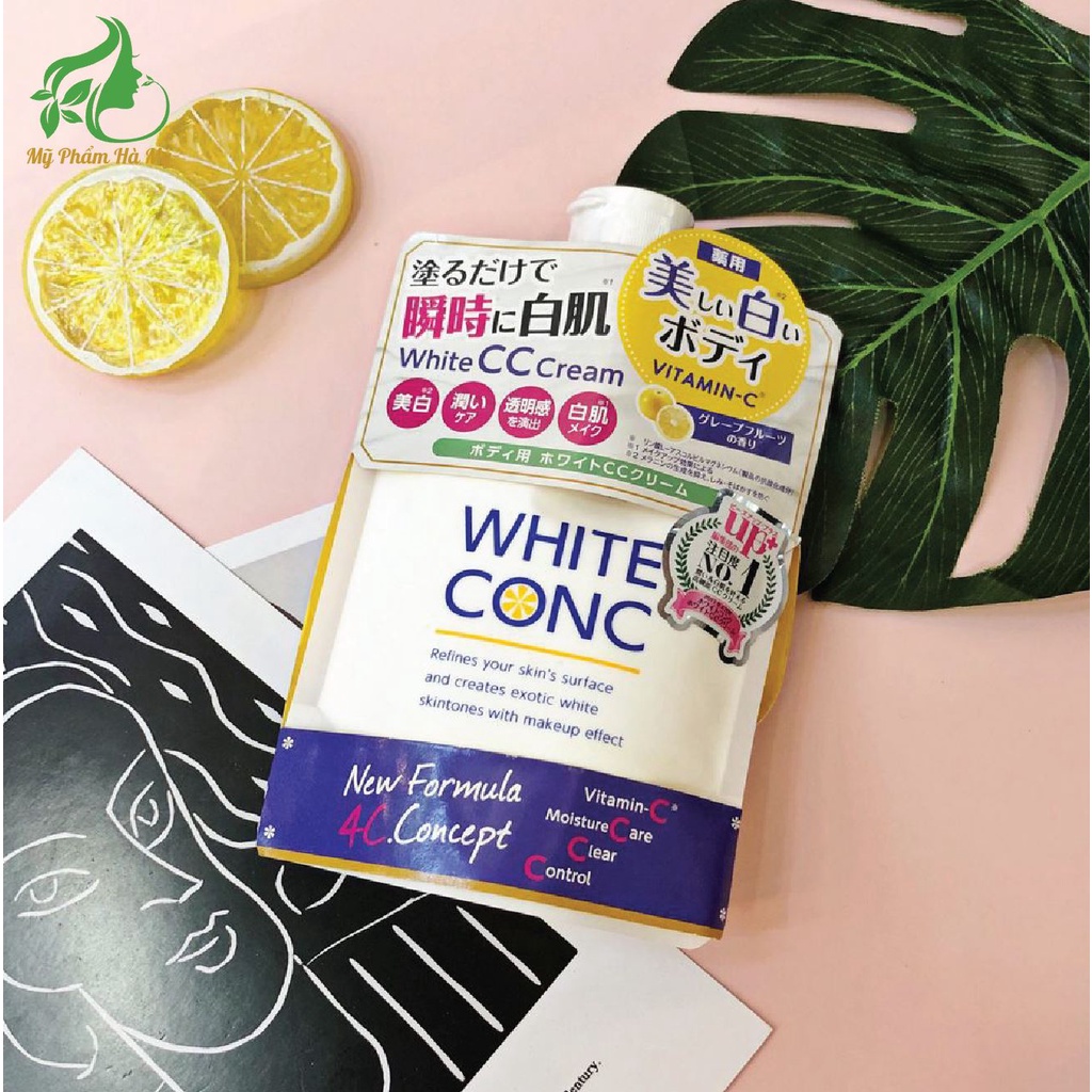 Sữa dưỡng trắng dưỡng thể, White Conc Body Cc Cream Vitamin C 200g – Mỹ Phẩm Hà My