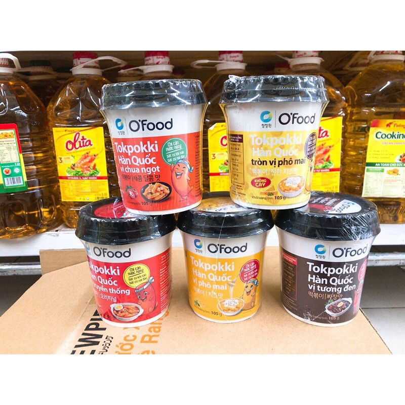 BÁNH GẠO DẠNG CỐC ĂN LIỀN 0’FOOD 105GR 5 VỊ