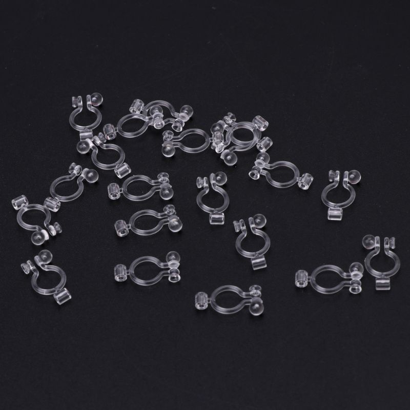Set 20 móc khuyên tai dạng kẹp không cần xỏ lỗ