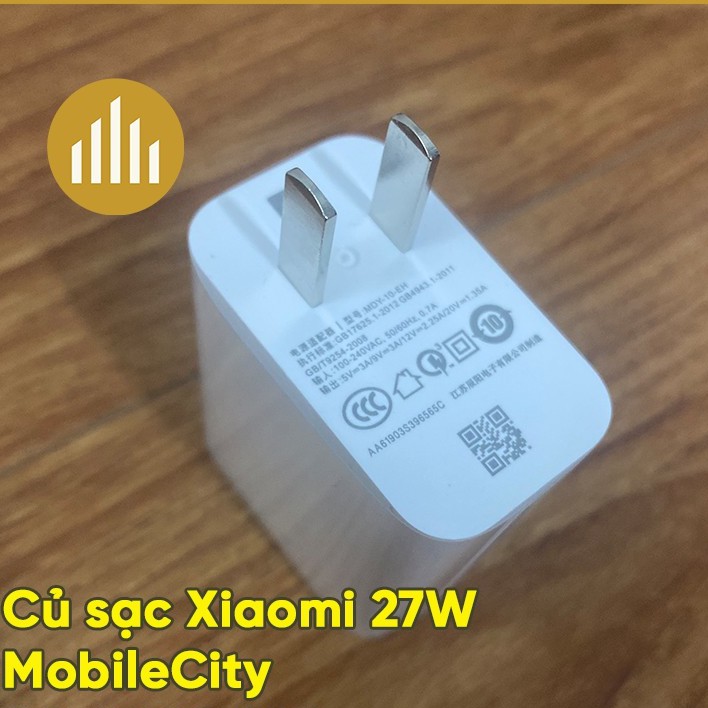 Cáp, củ sạc nhanh Xiaomi 18W, 27W, 30W, 33W, 45W - [Giá rẻ tại Hà Nội, Tp.HCM, Đà Nẵng - MobileCity] | BigBuy360 - bigbuy360.vn