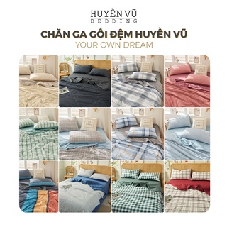 Set đũi kẻ 12 màu- CHĂN GA GỐI ĐỆM HUYỀN VŨ