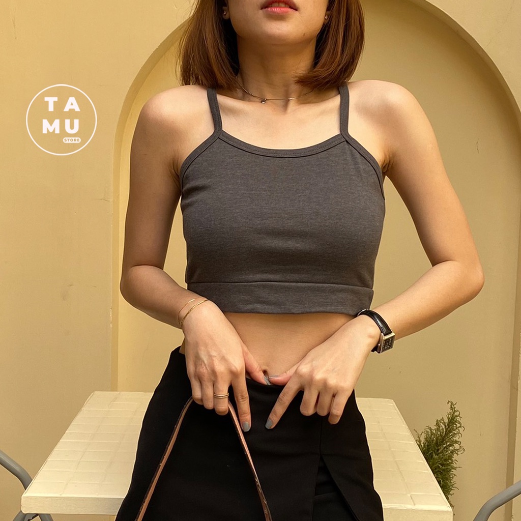 Áo 2 dây croptop nữ - HD02