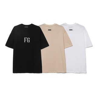 Áo thun ngắn tay in chữ FG  phong cách đường phố