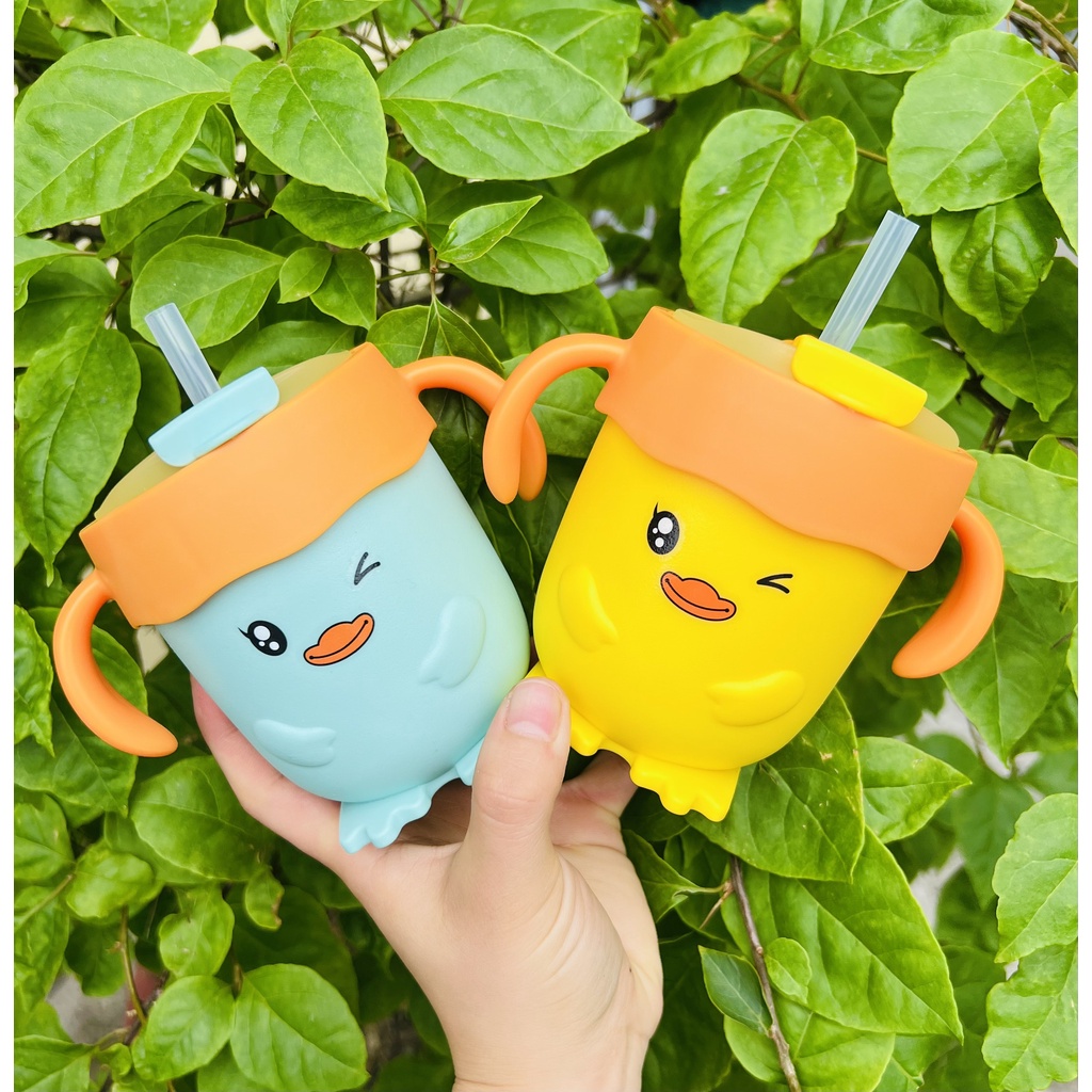 Cốc tập uống Baby milk cup hình con vịt (Cái)
