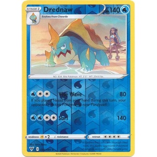 Thẻ bài pokemon drednaw - 039/185 - rare reverse holo