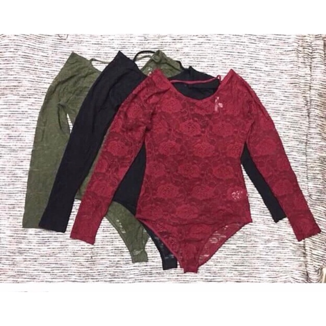 Áo Bodysuit ren