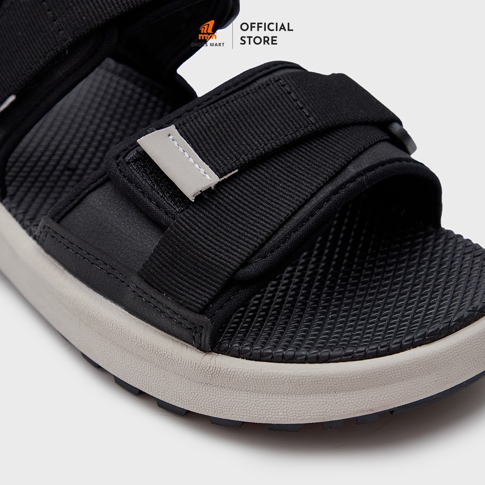 Sandal 2 quai ZX 2822 Black Grey bản to có thể tháo quai hậu đế Phylong EVA 3.5cm cá tính