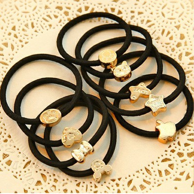 Thun cột tóc thun đơn giản cho bạn gái