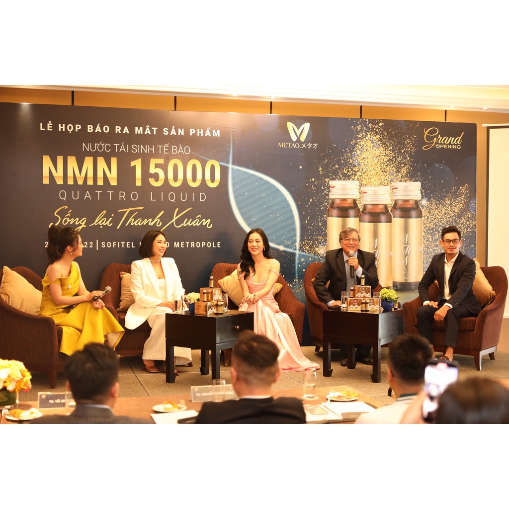 Nước Uống Trẻ Hóa Da NMN Quattro Liquid 15000 Nhật Bản 30ml x 10 chai