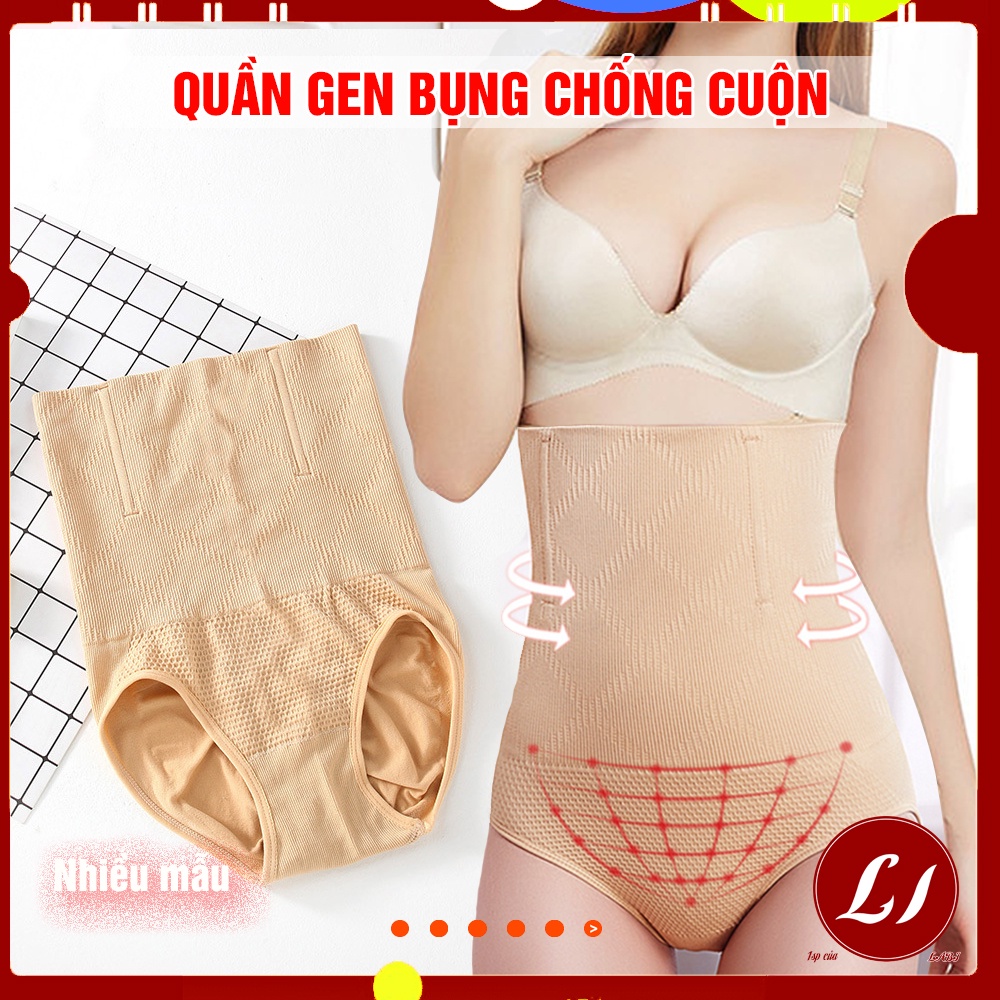 Quần gen bụng CHỐNG CUỘN CẠP CAO giúp eo thon gọn (dưới 65kg)