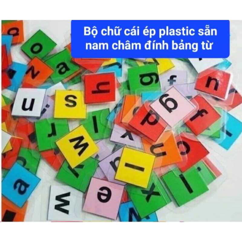 Bộ 26 chữ cái Tiếng Anh có nam châm cho bé vui học