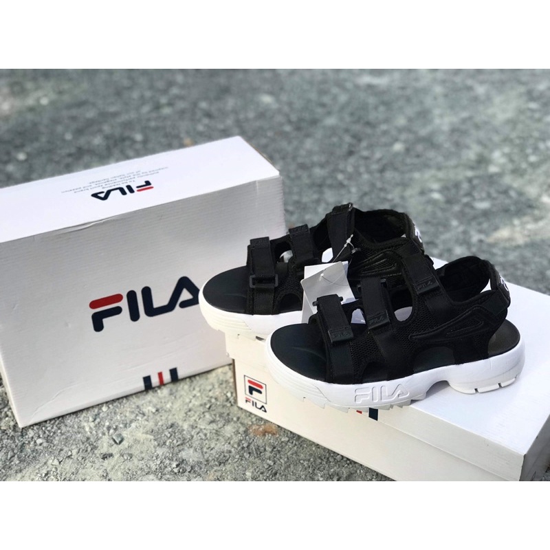 Giày Sandals Fila đen