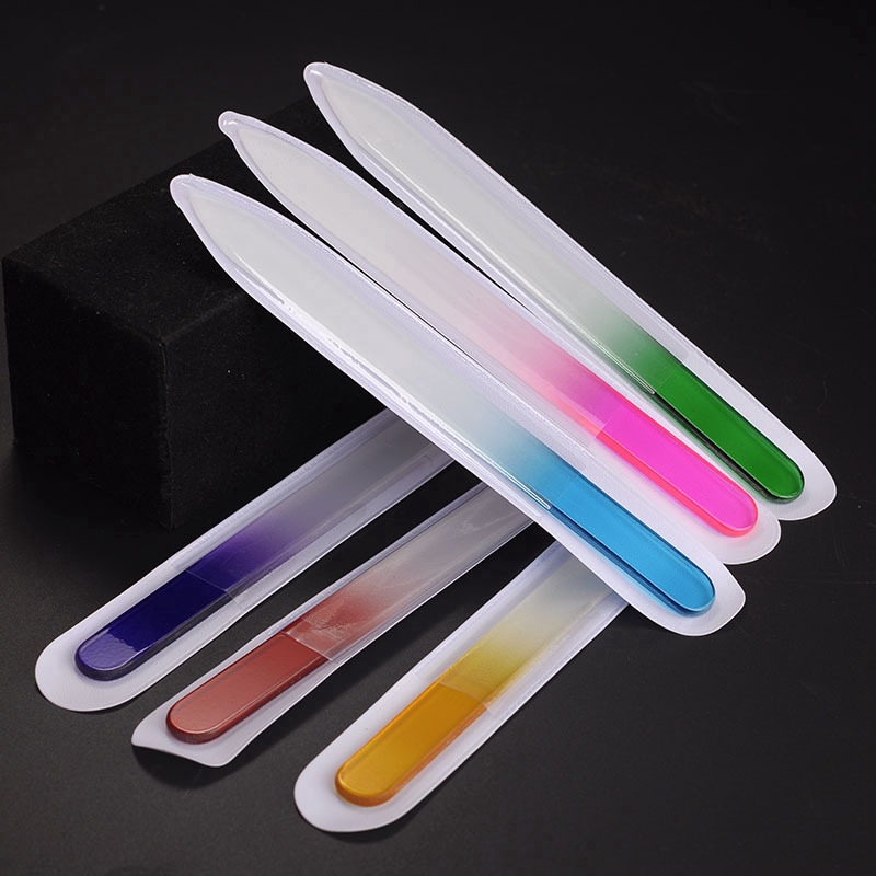Set 6 Dũa Móng Tay Thủy Tinh 9cm