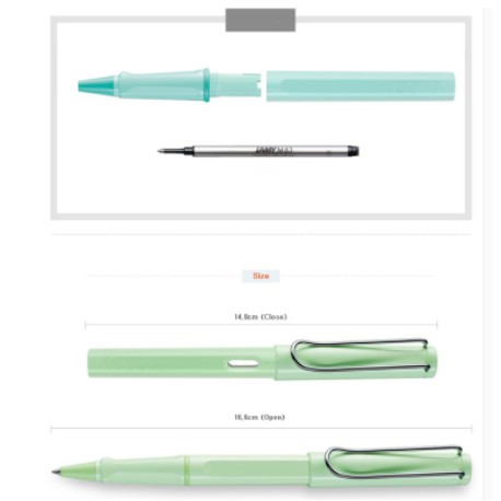 ** 20 màu ** Bút bi dạ Lamy Safari - Lamy Safari Roller Ball Pen School Business Office