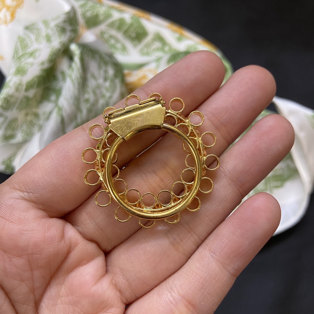 Vòng giữ khăn - Kẹp giữ khăn phụ kiện thời trang cho khăn lụa