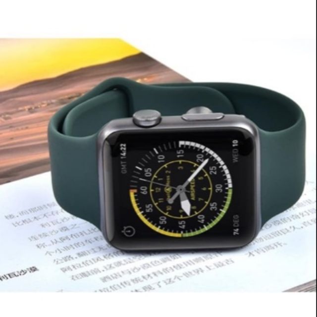 Dây Đồng Hồ Apple Watch Chính Hãng COTeeTci đủ size ( xanh rêu )