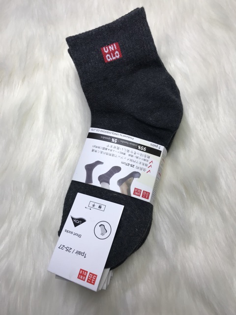 Tất Nam💞FREE SHIP💞Vớ Nam Tất Nam Cổ Cao Uniqlo 1 Đôi