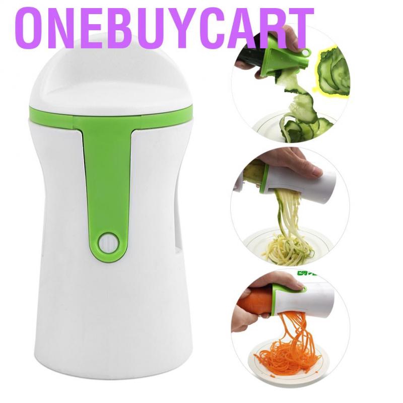 Onebuycart Vegetable Spiral Fruit Grater Slicer Cutter For Carrot Cucumber Courgette