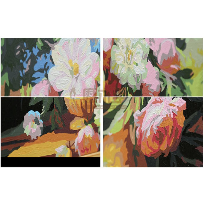 [CÓ KHUNG- ĐẠI HẠ GIÁ] Tranh sơn dầu số hóa rẻ,đẹp,khung gỗ 40 x 50cm,Tranh tự tô màu theo số hoạt hình doremon naruto