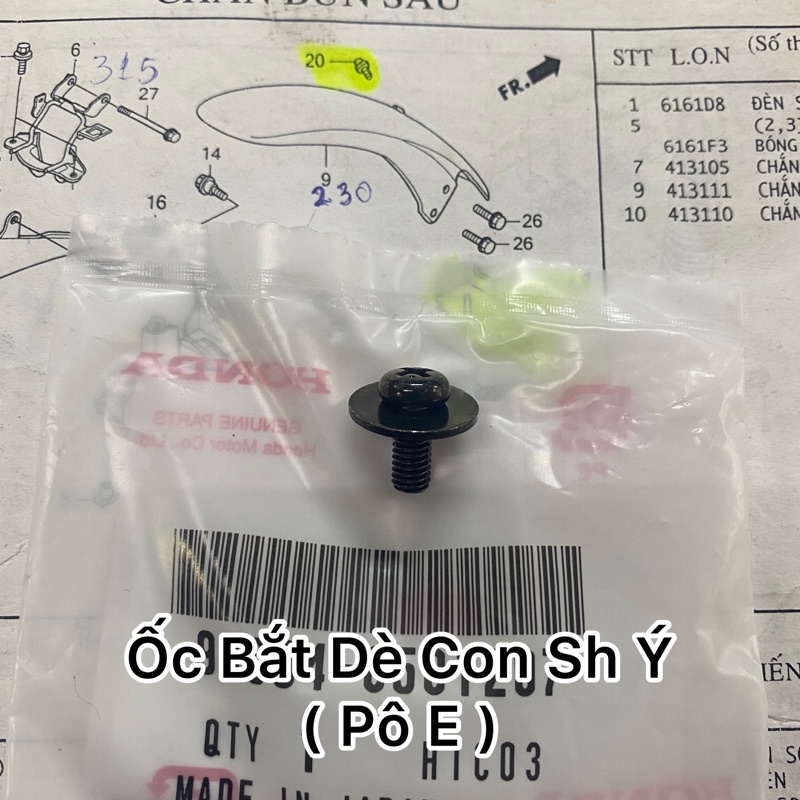 Ốc bắt dè con : Sh Ý , Dylan , Ps