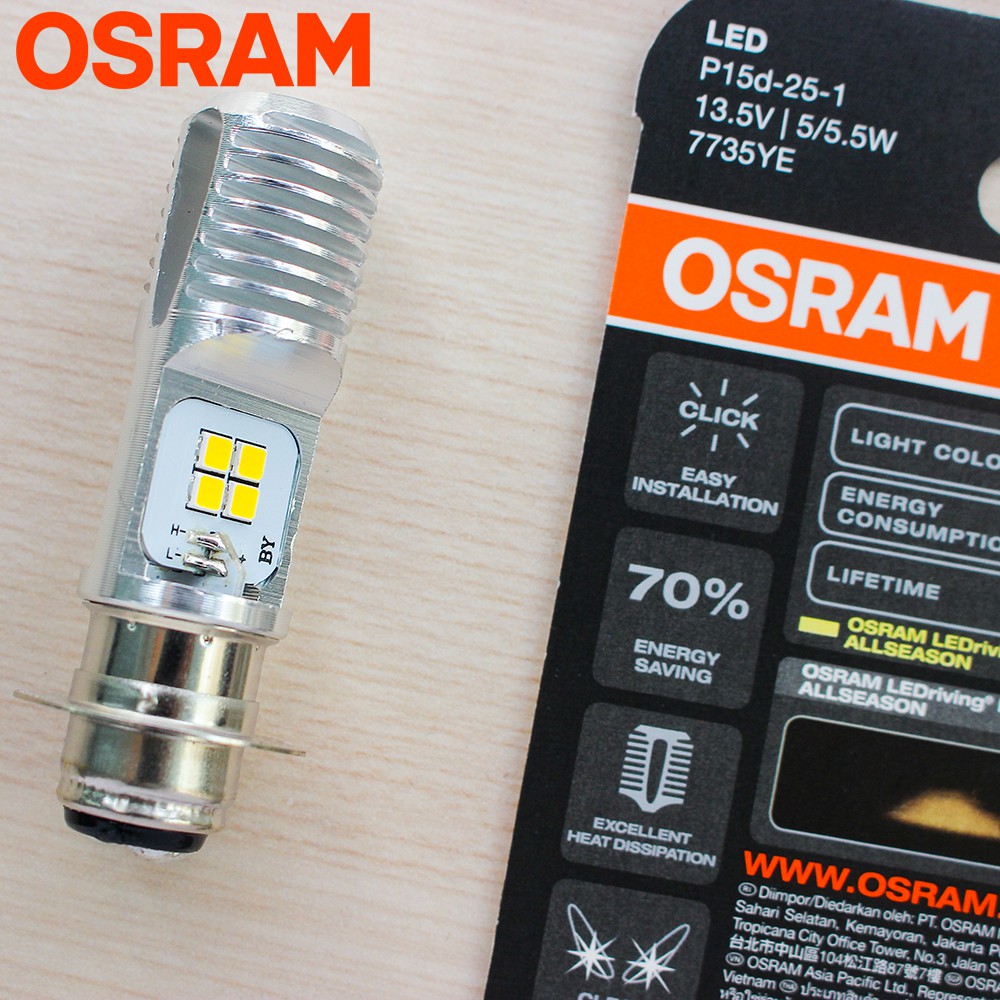 Bóng đèn LED OSRAM T19 Dream, Wave tăng sáng phá sương (7735YE)