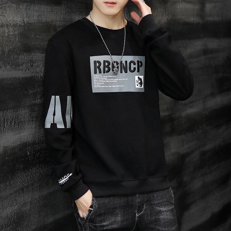 Áo thun nam tay dài 💚𝗙𝗥𝗘𝗘𝗦𝗛𝗜𝗣💚 Áo thun nam tay dài đen nỉ bông đen mỏng, thoáng mát RCBNCP | BigBuy360 - bigbuy360.vn