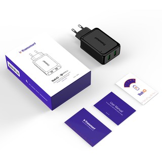 Adapter sạc Tronsmart 36W 2 cổng QC 3.0 W2TF