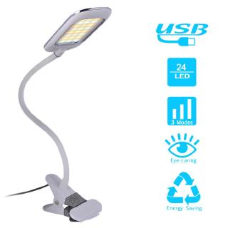 Đèn Đọc Sách Kẹp Bàn 3 Màu 11 Cấp Độ 5w