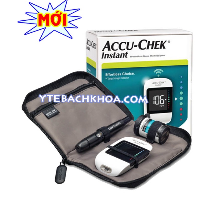 [CHÍNH HÃNG] MÁY ĐO ĐƯỜNG HUYẾT ACCUCHEK INSTANT (MODEL MỚI 2022)