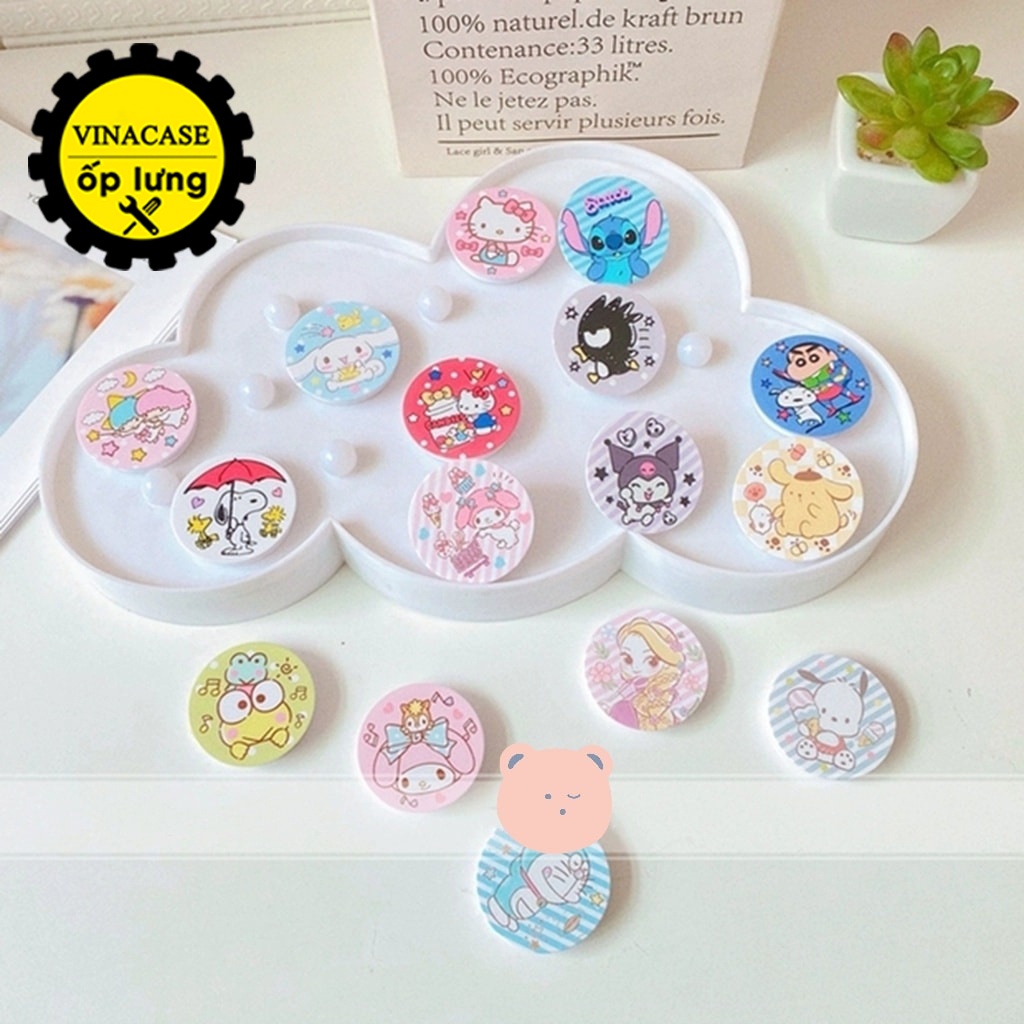 Popsocket - Iring tròn dán lưng điện thoại, đỡ điện thoại - núm cầm tay - Shop tự chọn ngẫu nhiên
