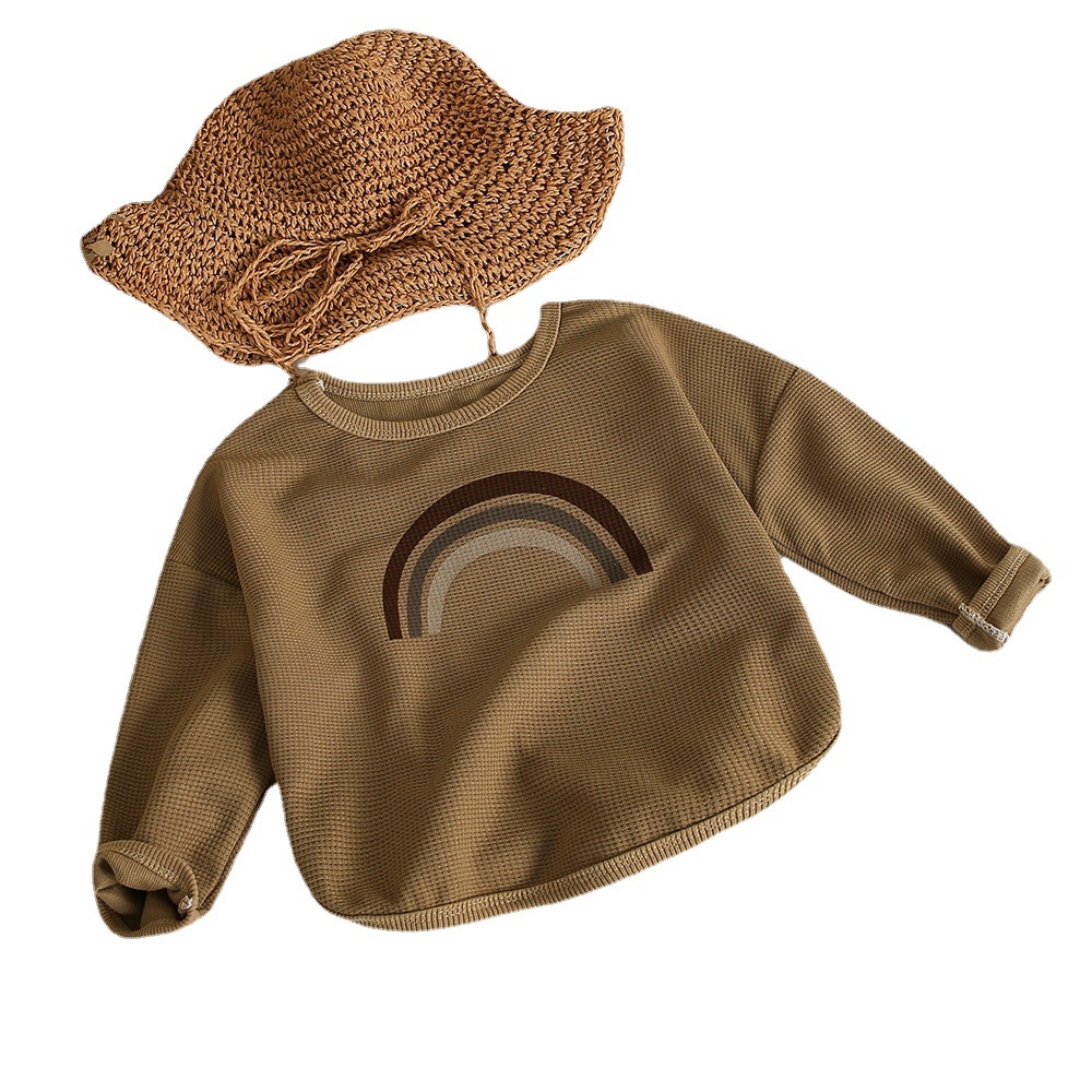 Áo sweater Cổ Tròn Tay Dài Phong Cách Hàn Quốc Thời Trang Mùa Thu 2022 Mới Cho Bé Trai Và Bé Gái