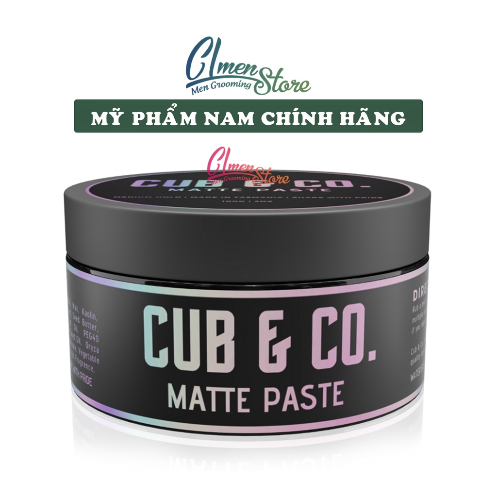 Tạo kiểu tóc Cub &amp; Co. Matte Paste