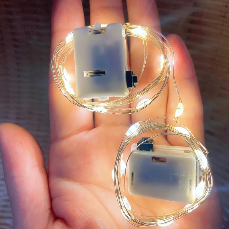 1 / 2M Dây Đèn LED Bằng Đồng Dùng Trang Trí DIY