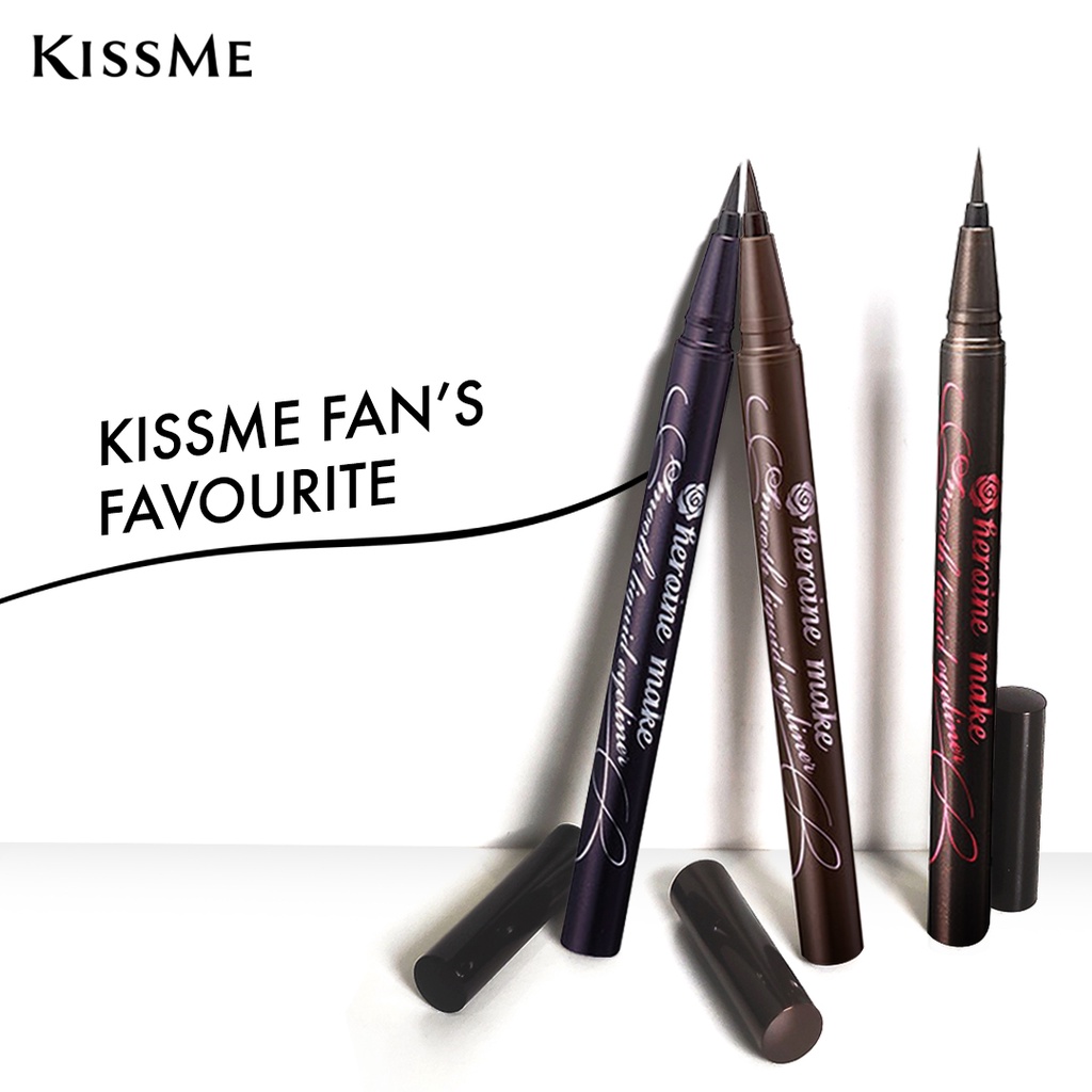 Bút Kẻ Mắt Nước Kissme Siêu Mượt Không Trôi Màu Đen, Màu Nâu, Màu Nâu Đen 0.4ml | Hasaki | Sản Phẩm Chính Hãng