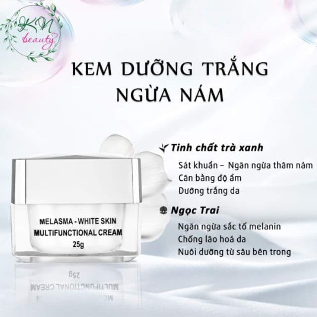 Kem Dưỡng Trắng Da sạch thâm Nám KN Beauty 25g