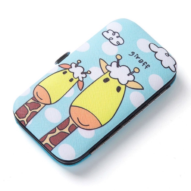 Xả Kho❤️Bộ 7 dụng cụ làm móng có hộp Cute Dũa bấm móng tay