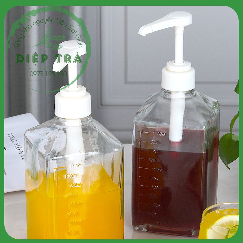 Bình bơm Siro nhựa 1600ml